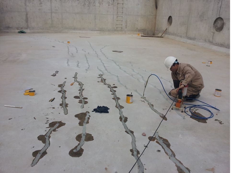 Chống thấm nứt sàn bê tông hiệu quả tại Nghệ An
